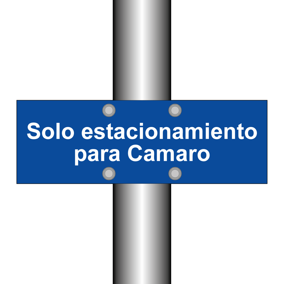 Solo estacionamiento para Camaro