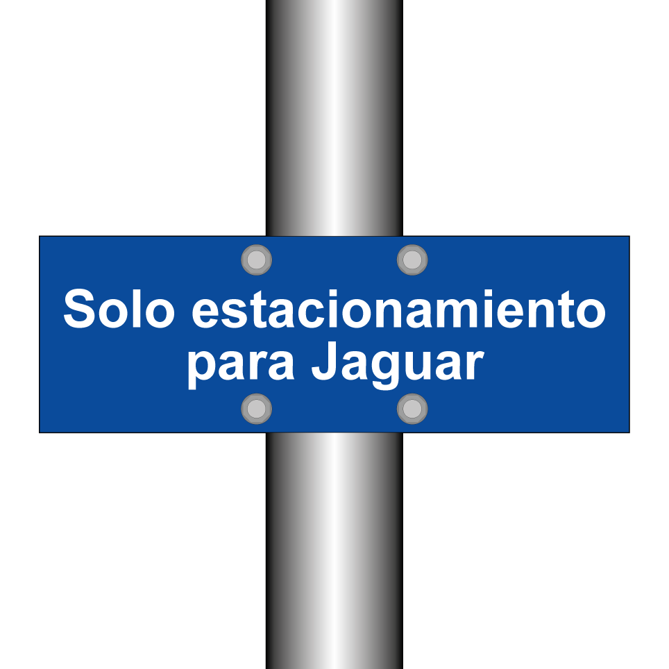 Solo estacionamiento para Jaguar