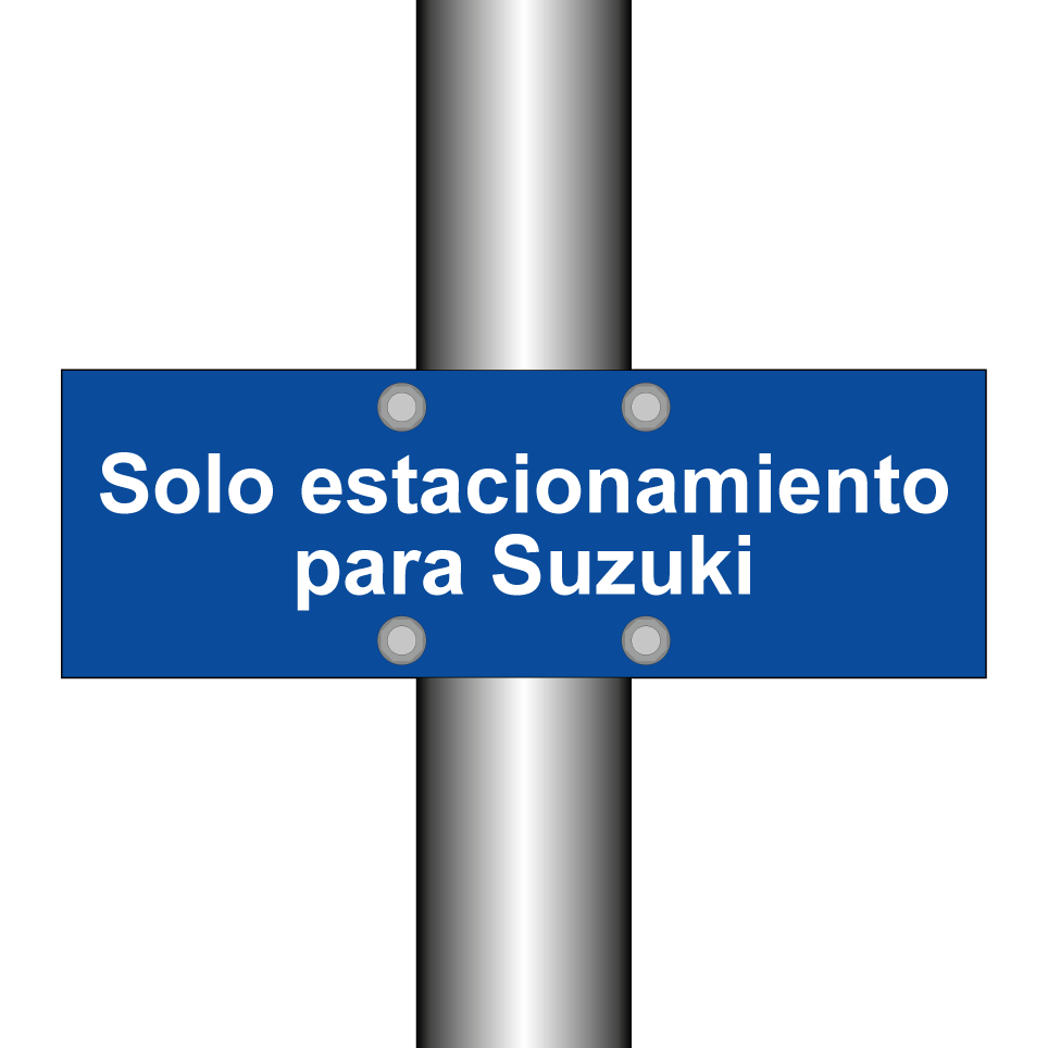 Solo estacionamiento para Suzuki