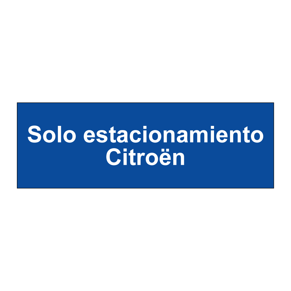 Solo estacionamiento Citroën