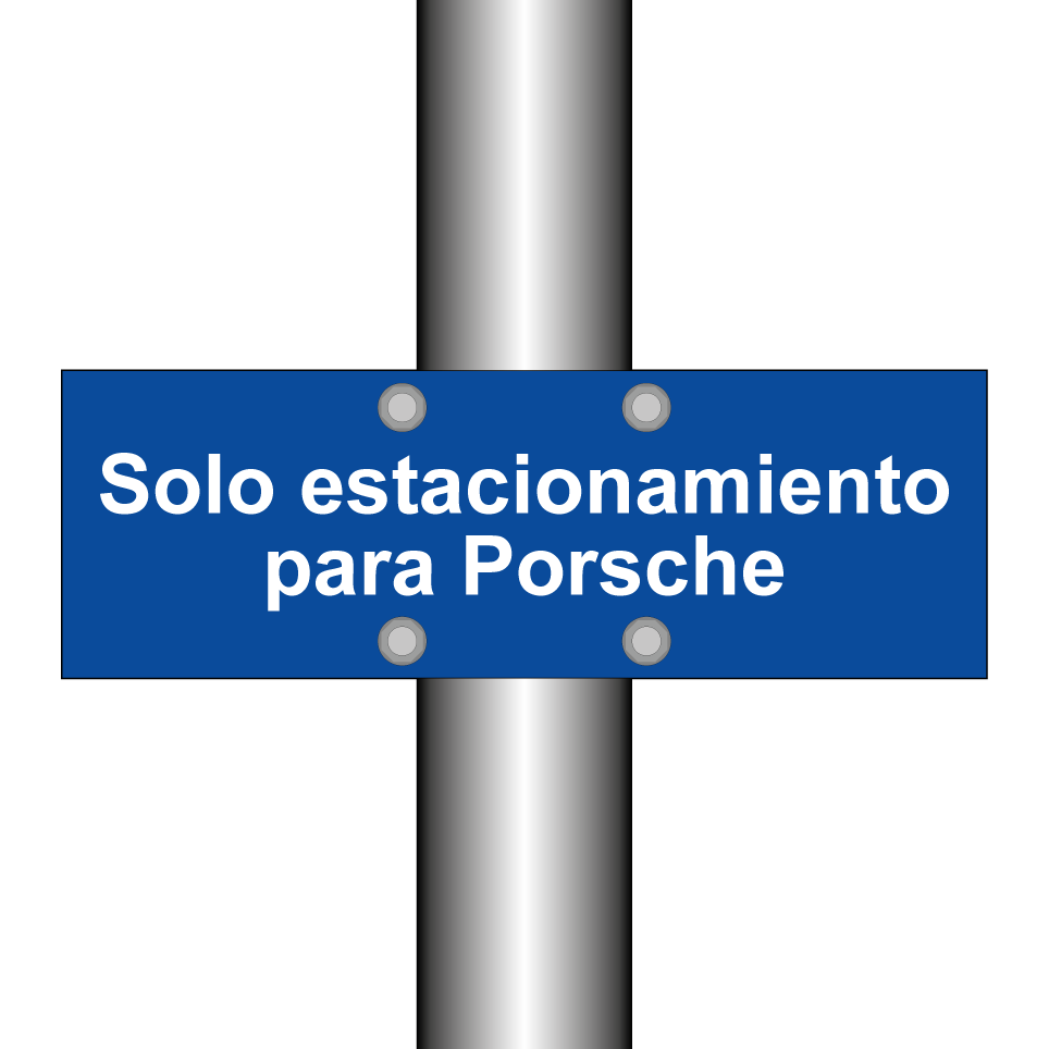 Solo estacionamiento para Porsche