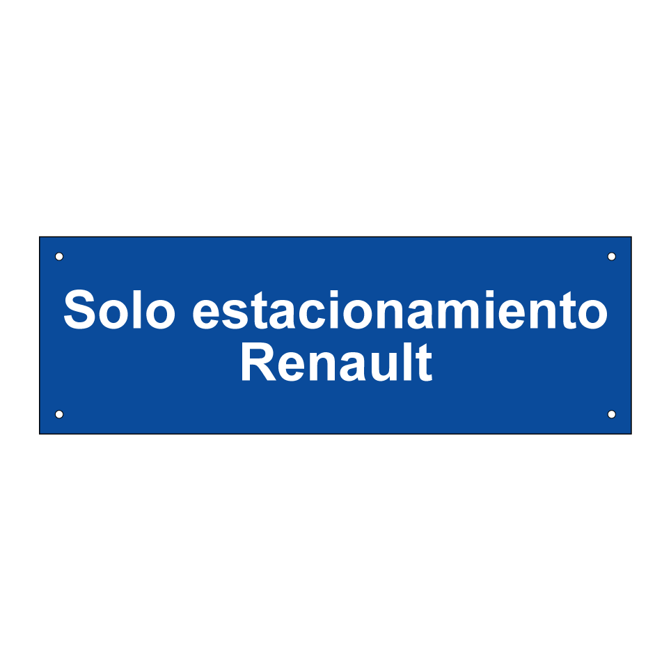 Solo estacionamiento Renault