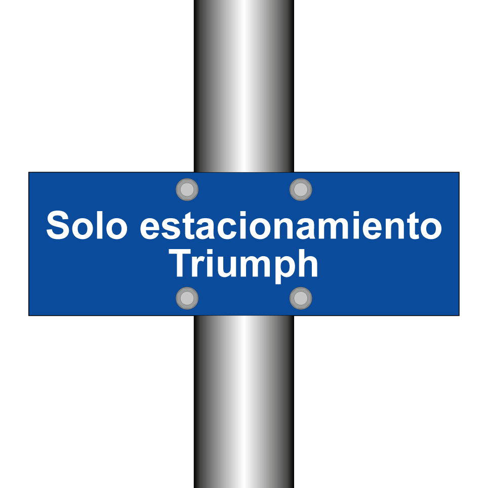 Solo estacionamiento Triumph