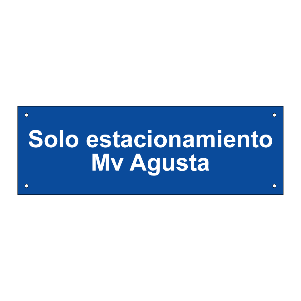 Solo estacionamiento Mv Agusta