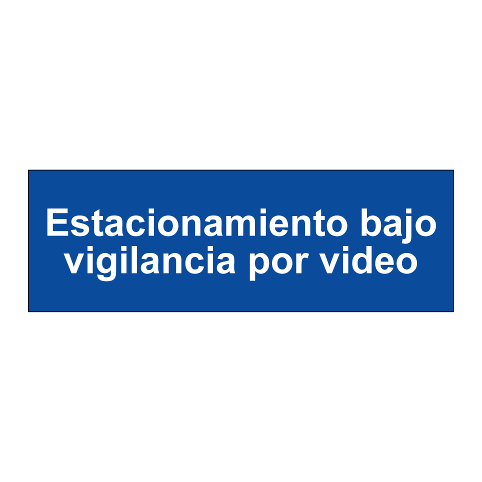 Estacionamiento bajo vigilancia por video