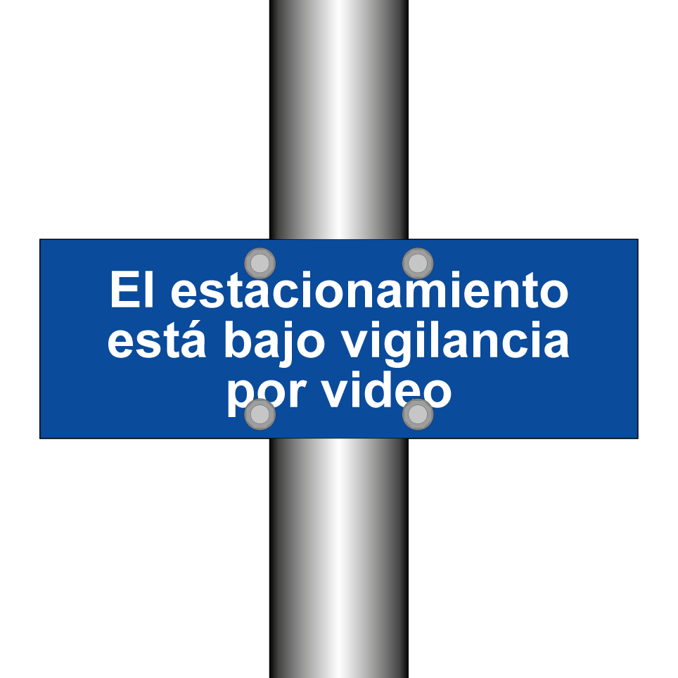 El estacionamiento está bajo vigilancia por video