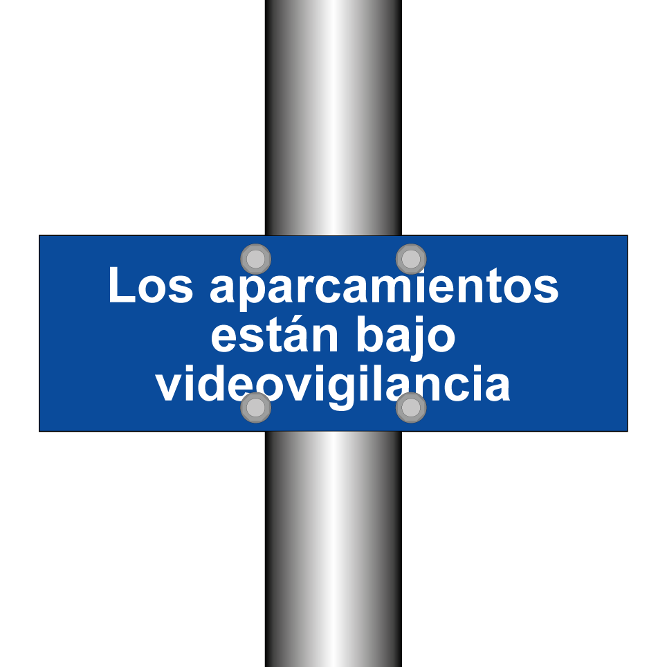 Los aparcamientos están bajo videovigilancia