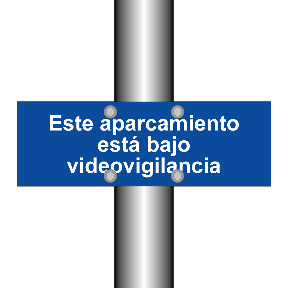 Este aparcamiento está bajo videovigilancia