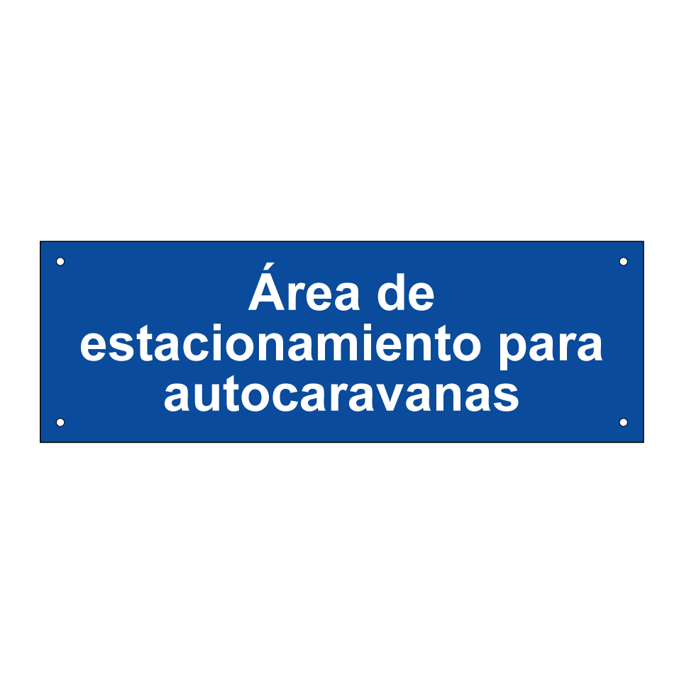 Área de estacionamiento para autocaravanas