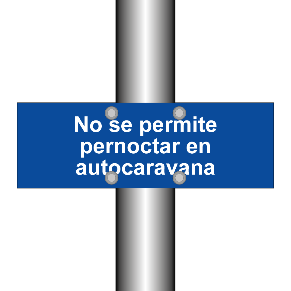No se permite pernoctar en autocaravana