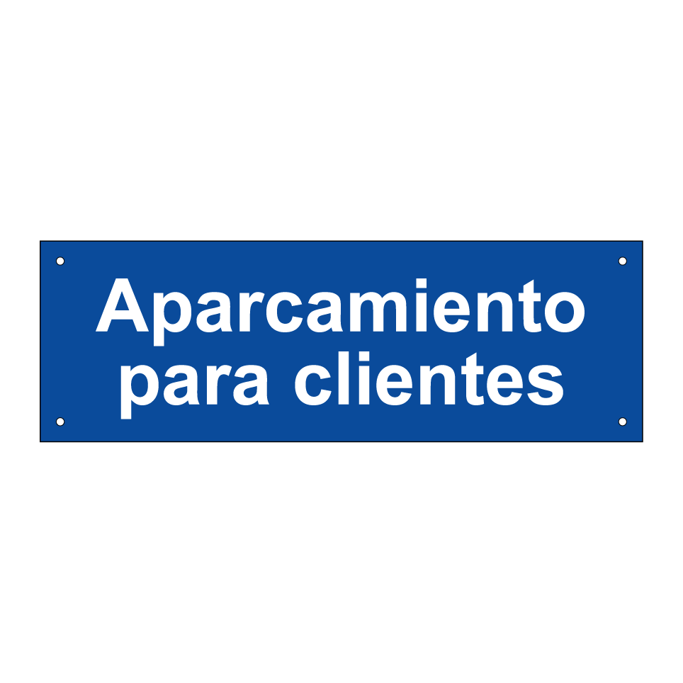 Aparcamiento para clientes