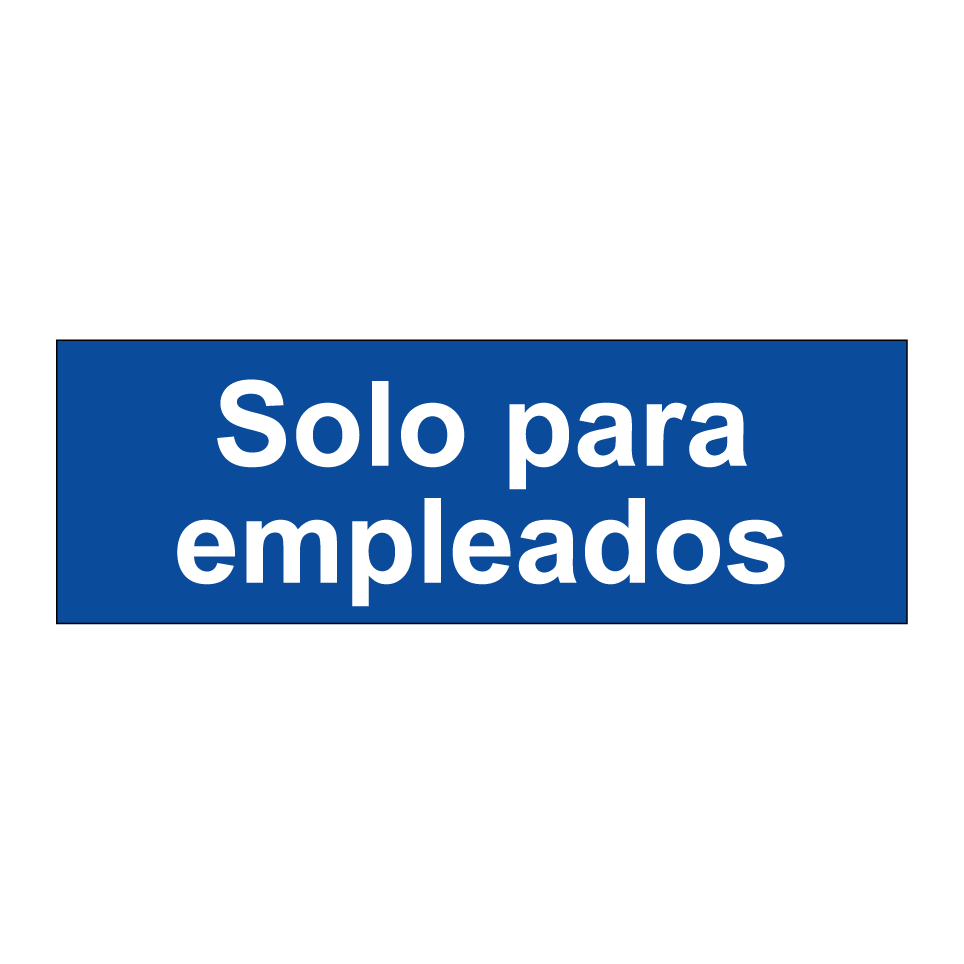Solo para empleados