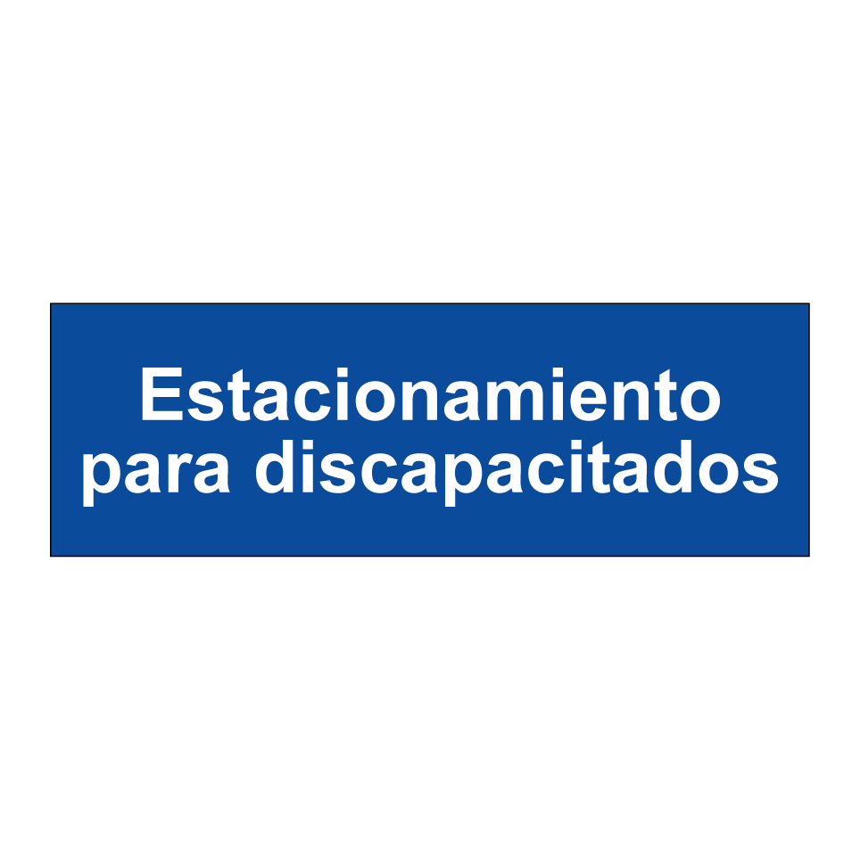 Estacionamiento para discapacitados