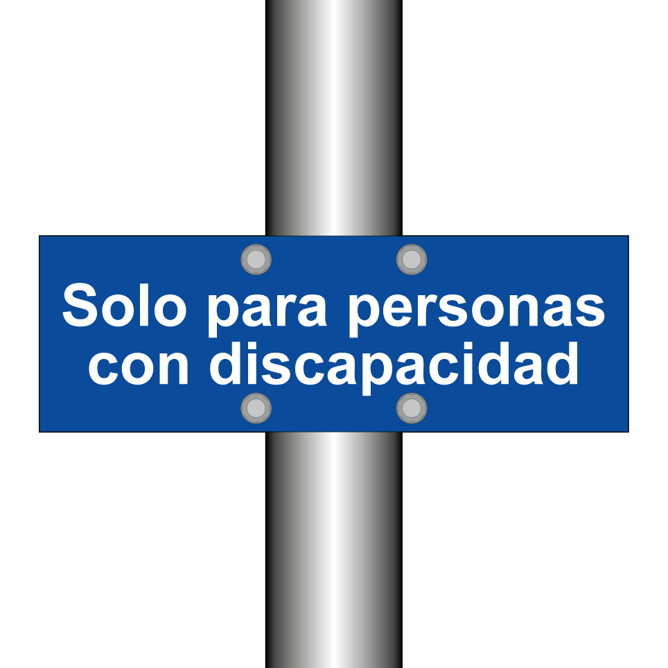 Solo para personas con discapacidad