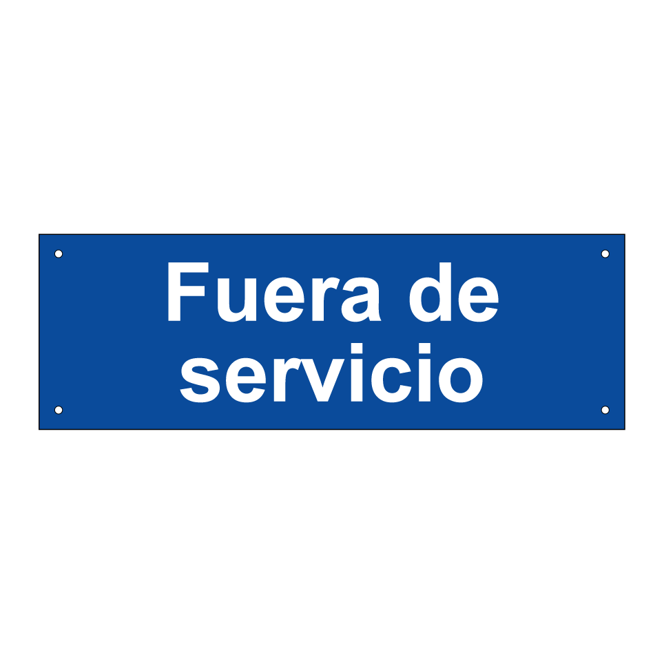 Fuera de servicio