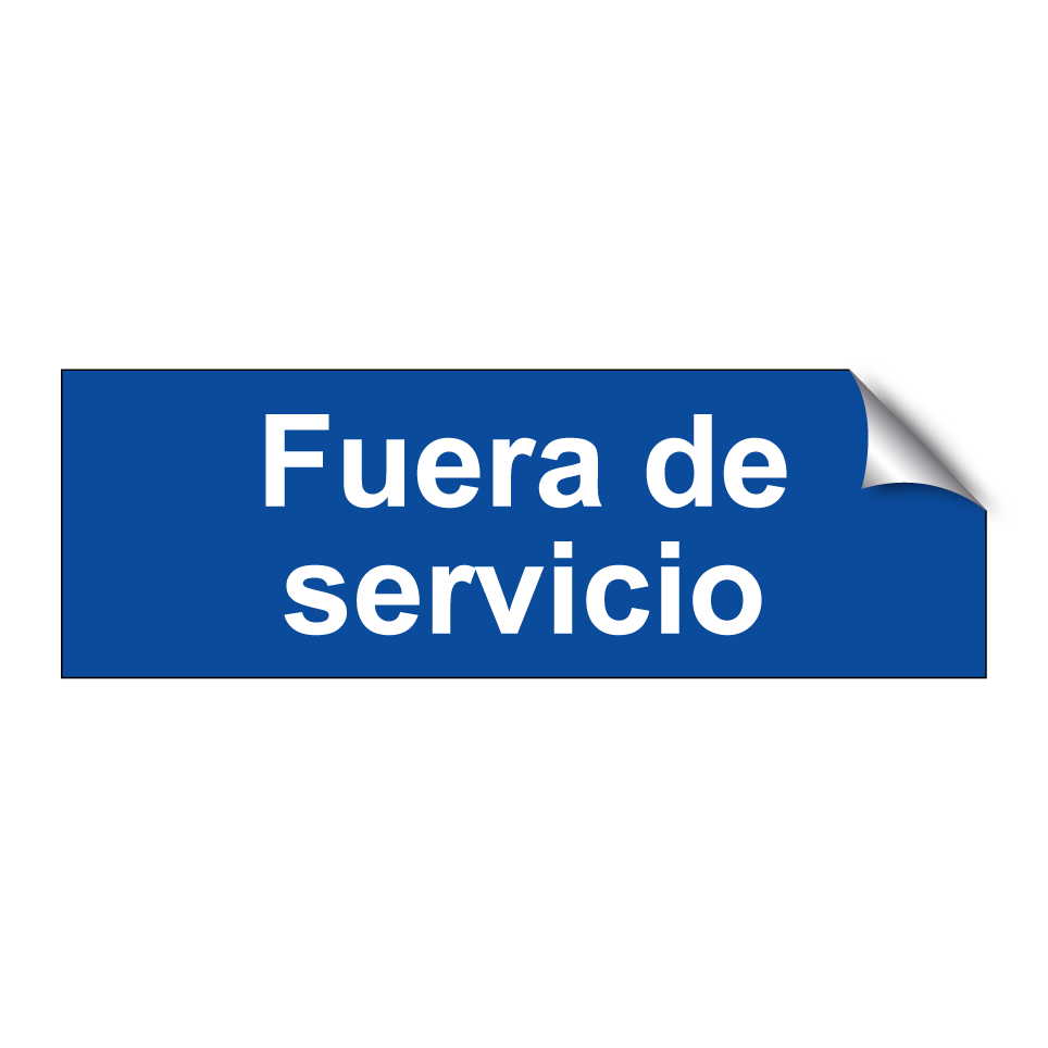Fuera de servicio