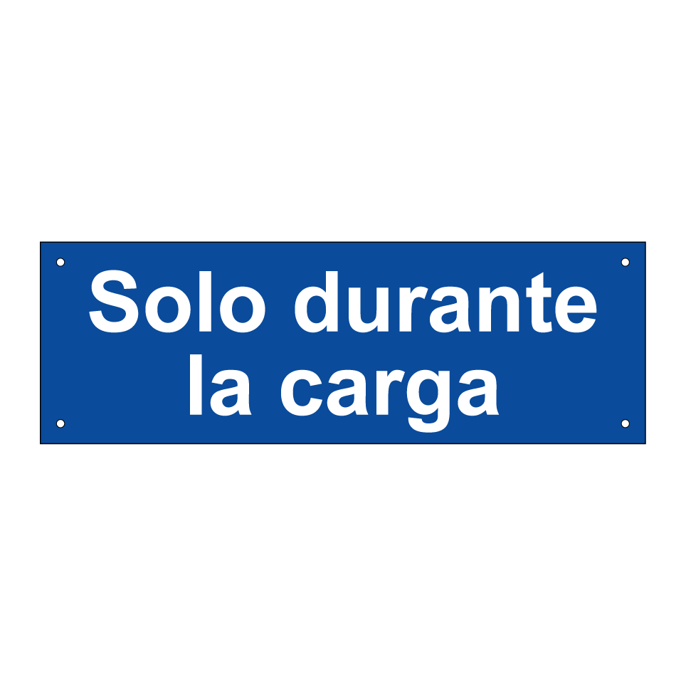 Solo durante la carga