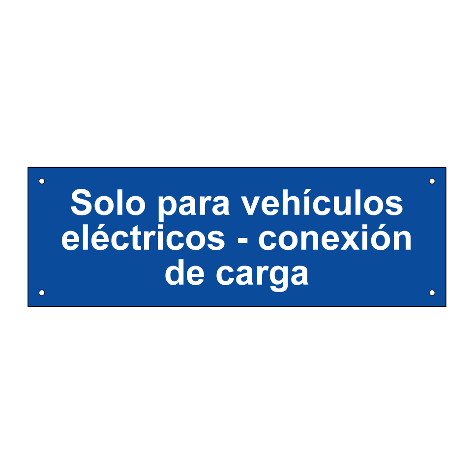 Solo para vehículos eléctricos - conexión de carga