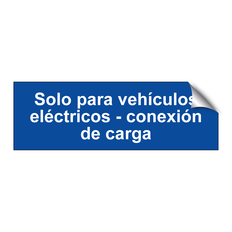 Solo para vehículos eléctricos - conexión de carga