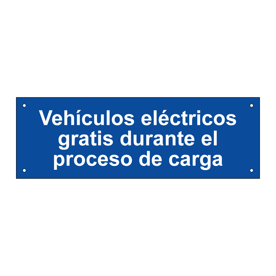 Vehículos eléctricos gratis durante el proceso de carga