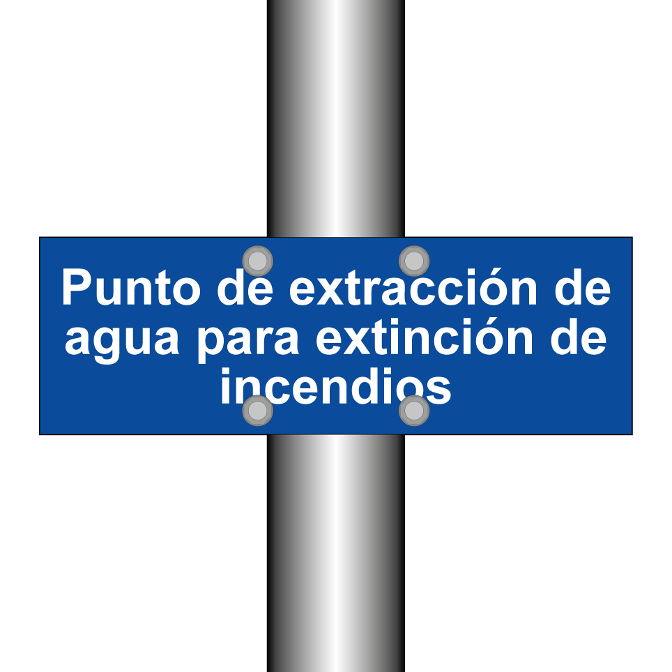 Punto de extracción de agua para extinción de incendios
