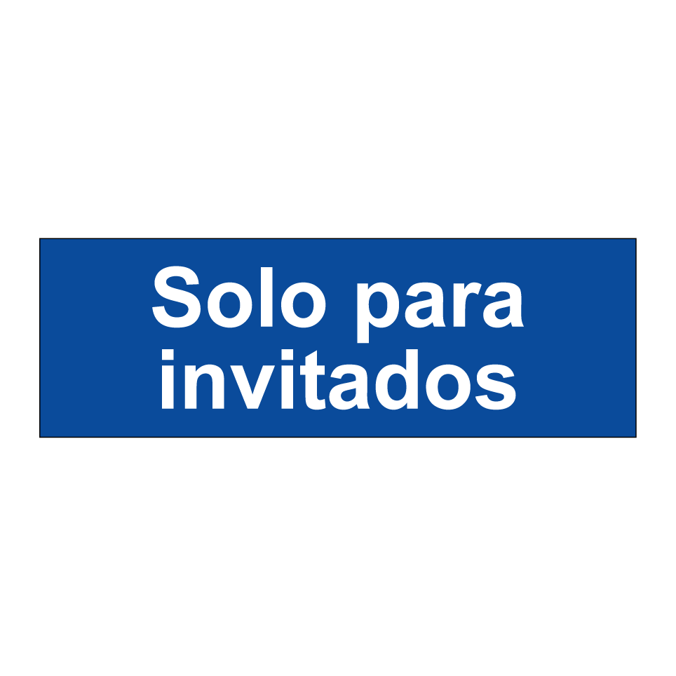 Solo para invitados
