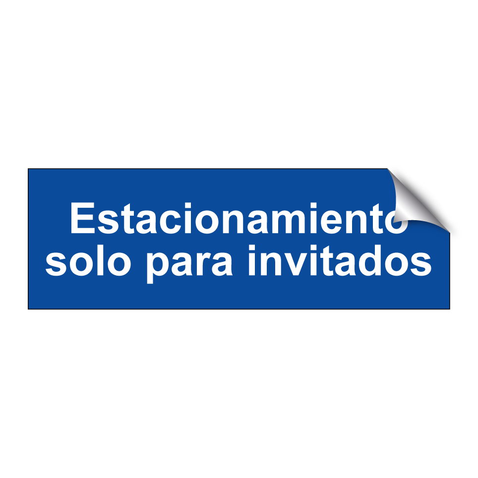 Estacionamiento solo para invitados