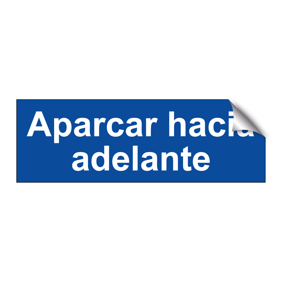 Aparcar hacia adelante