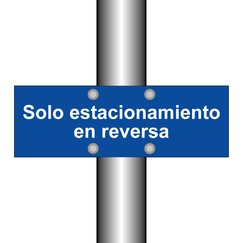 Solo estacionamiento en reversa