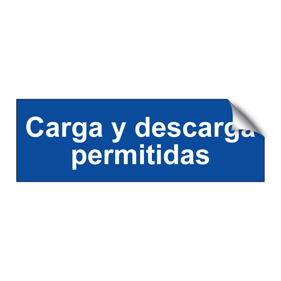 Carga y descarga permitidas