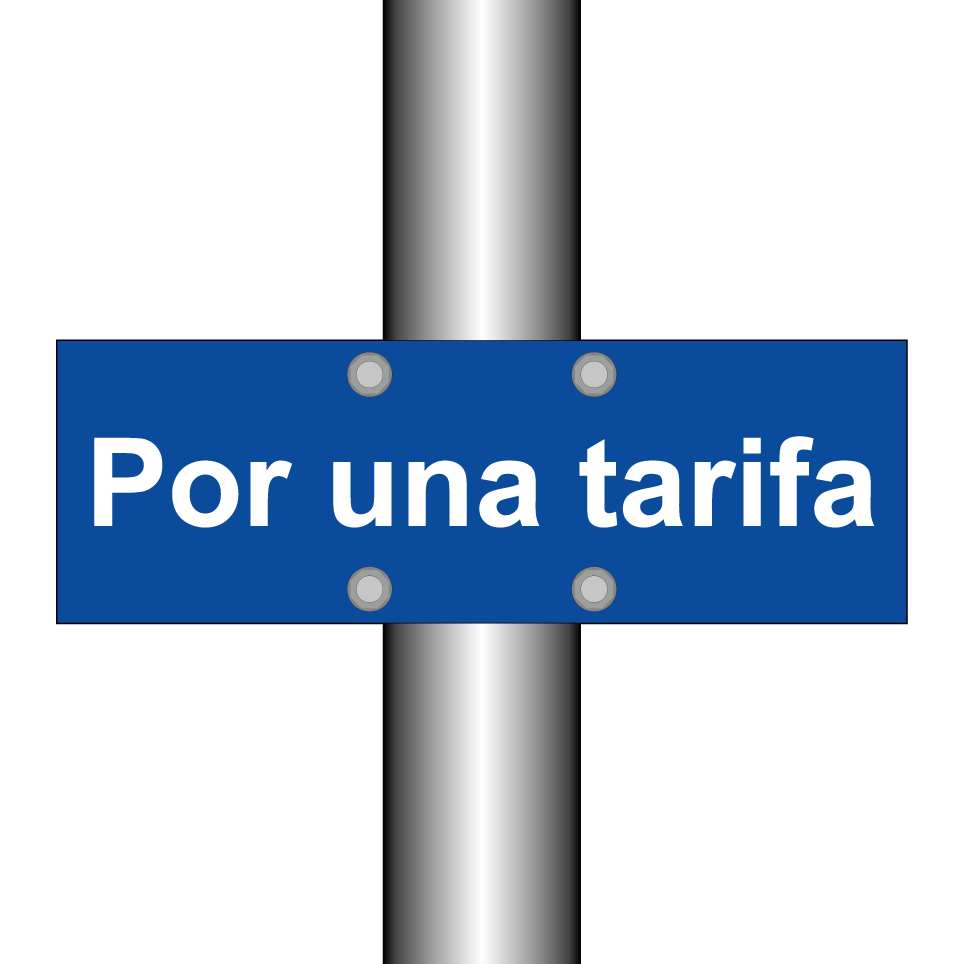 Por una tarifa