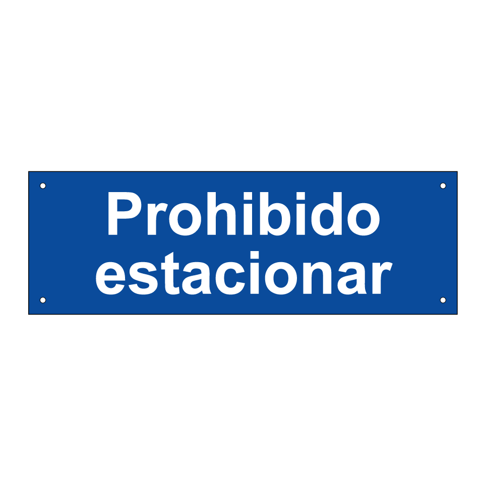 Prohibido estacionar