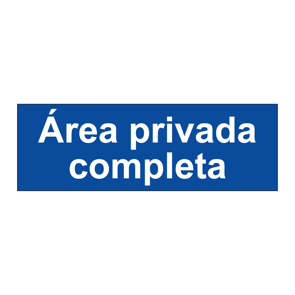 Área privada completa