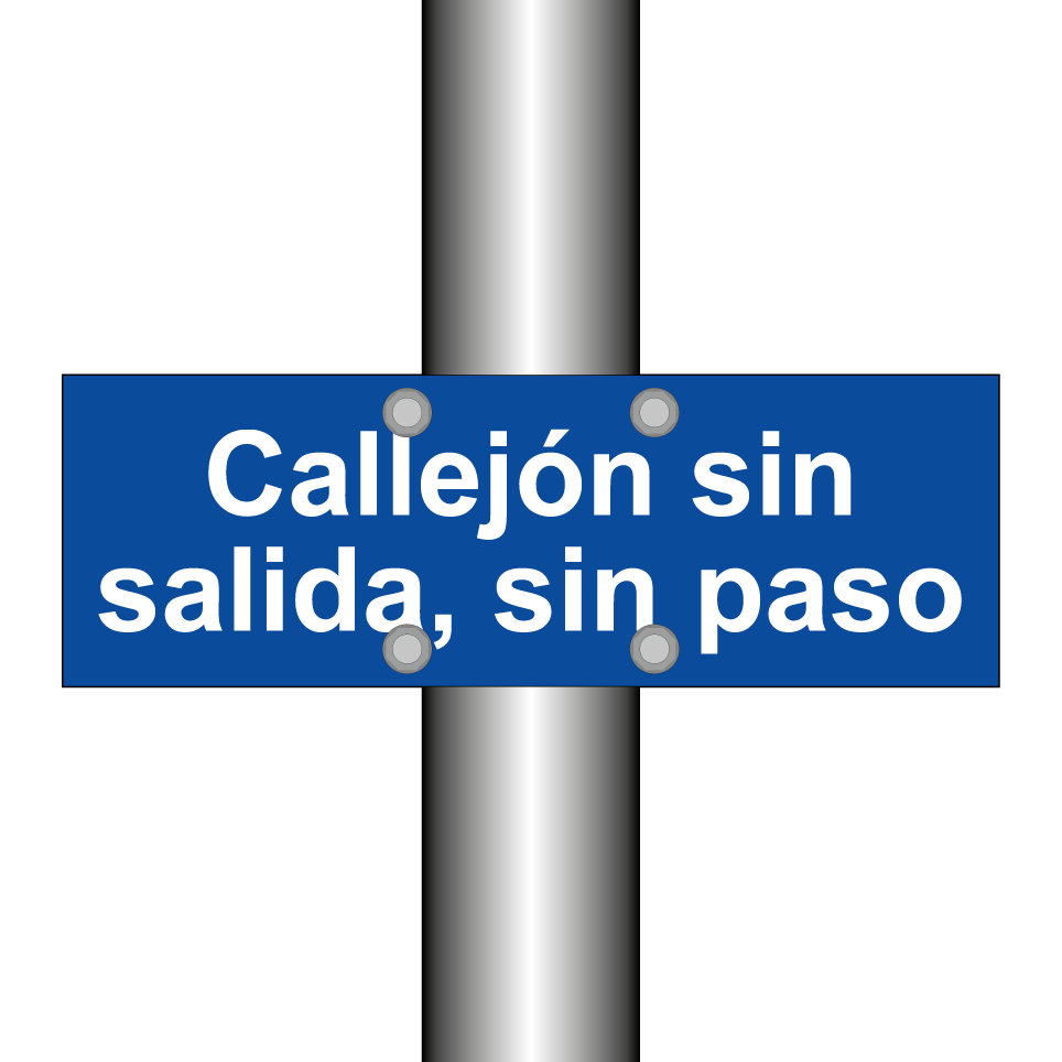 Callejón sin salida, sin paso
