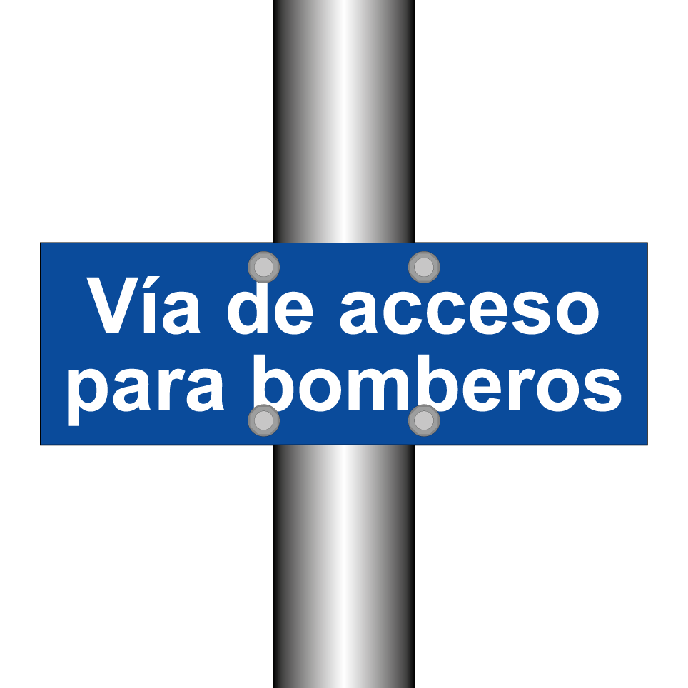 Vía de acceso para bomberos