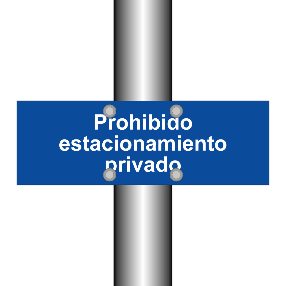Prohibido estacionamiento privado