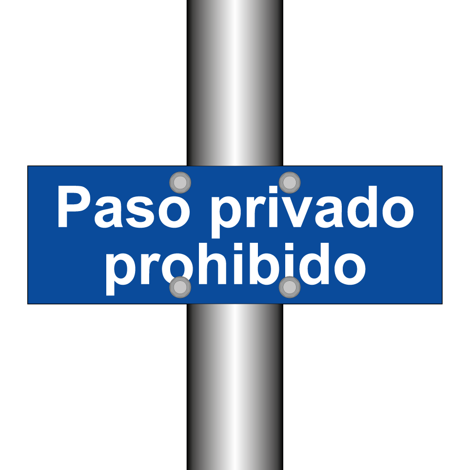 Paso privado prohibido