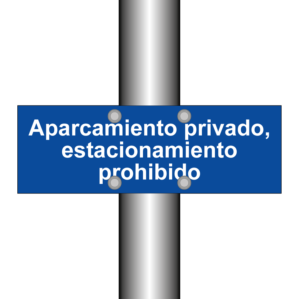 Aparcamiento privado, estacionamiento prohibido