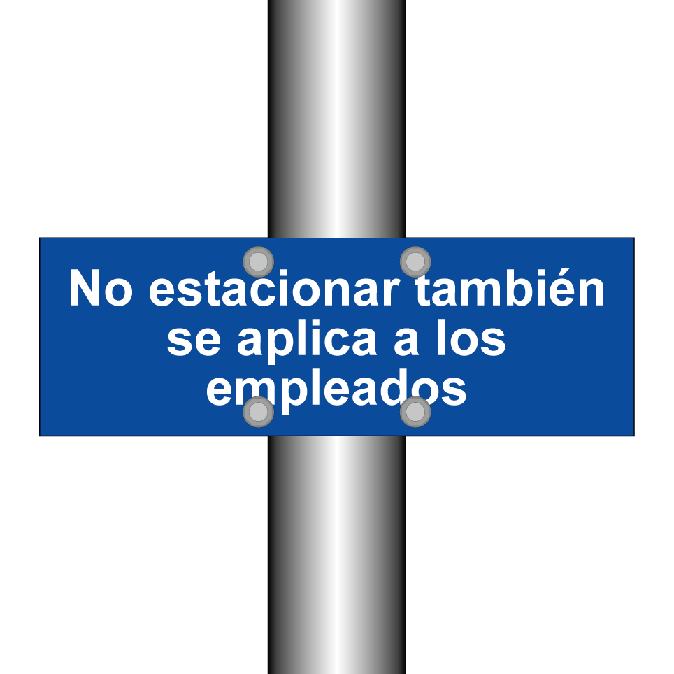 No estacionar también se aplica a los empleados
