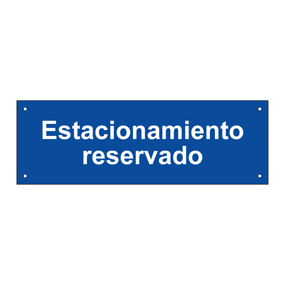 Estacionamiento reservado