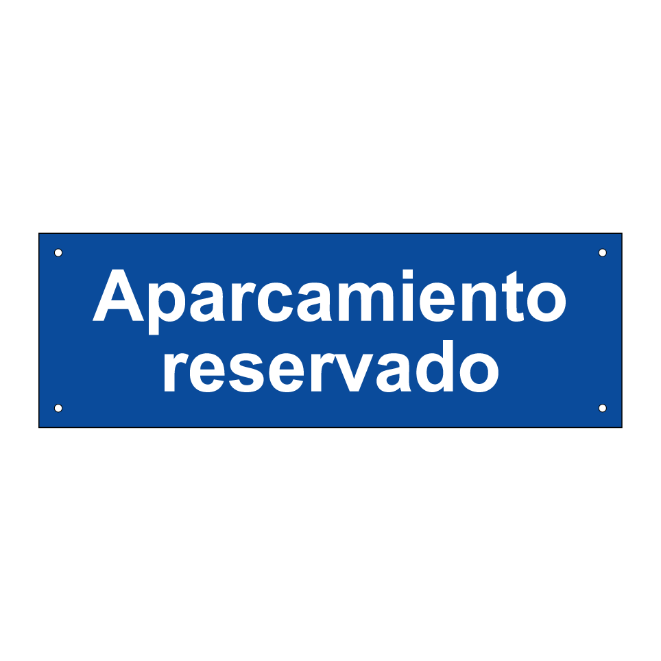 Aparcamiento reservado