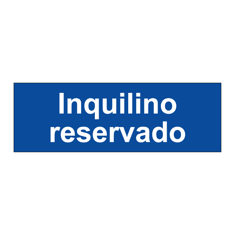 Inquilino reservado