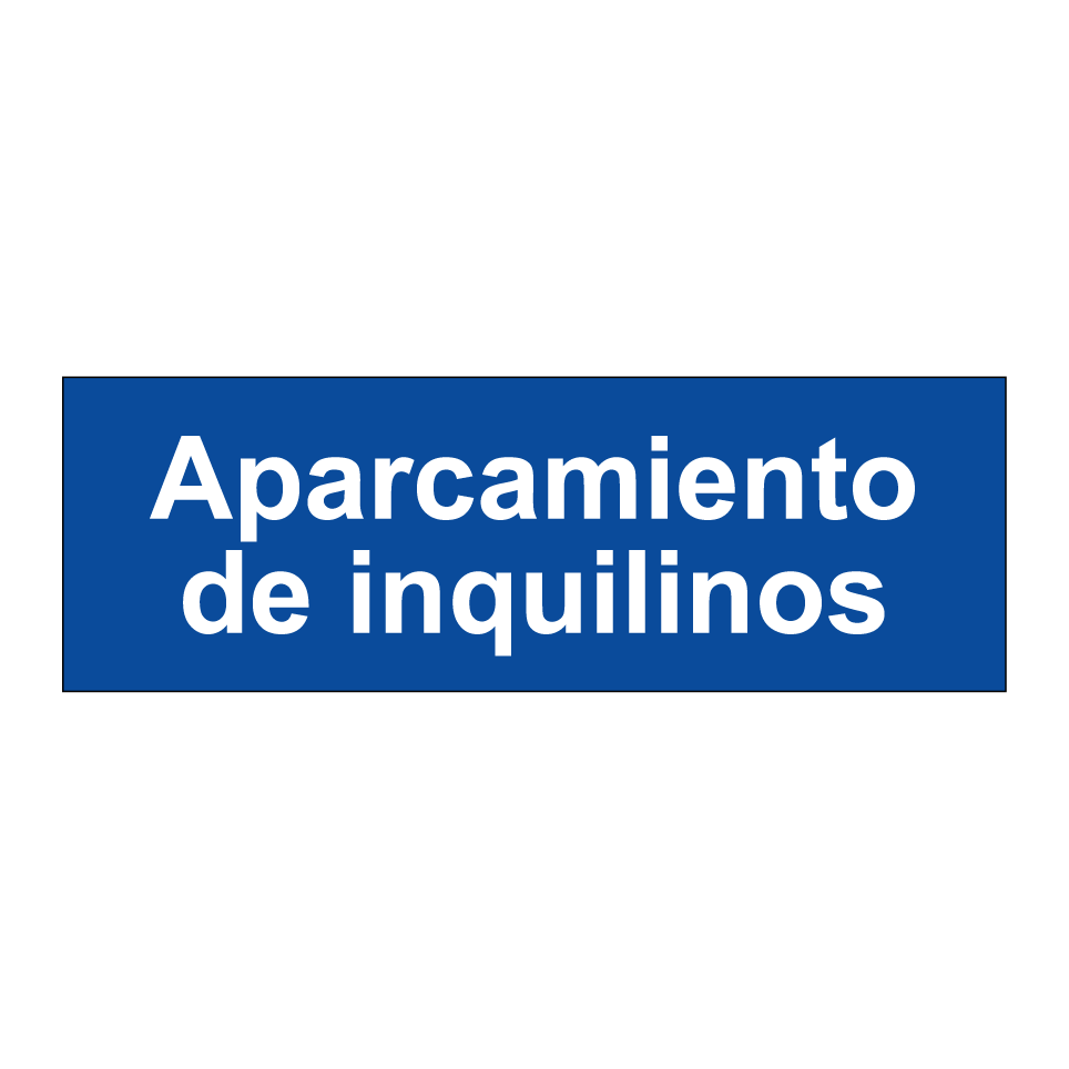 Aparcamiento de inquilinos