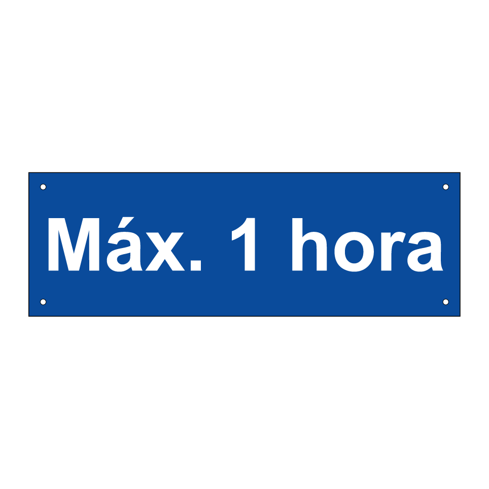 Máx. 1 hora