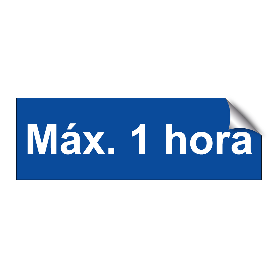 Máx. 1 hora
