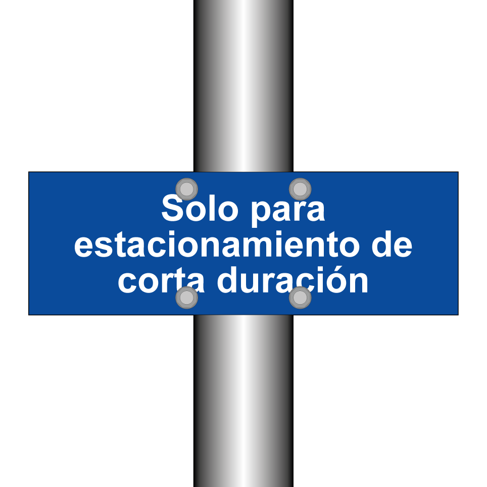 Solo para estacionamiento de corta duración