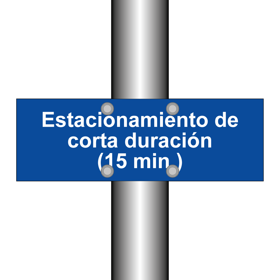 Estacionamiento de corta duración (15 min.)