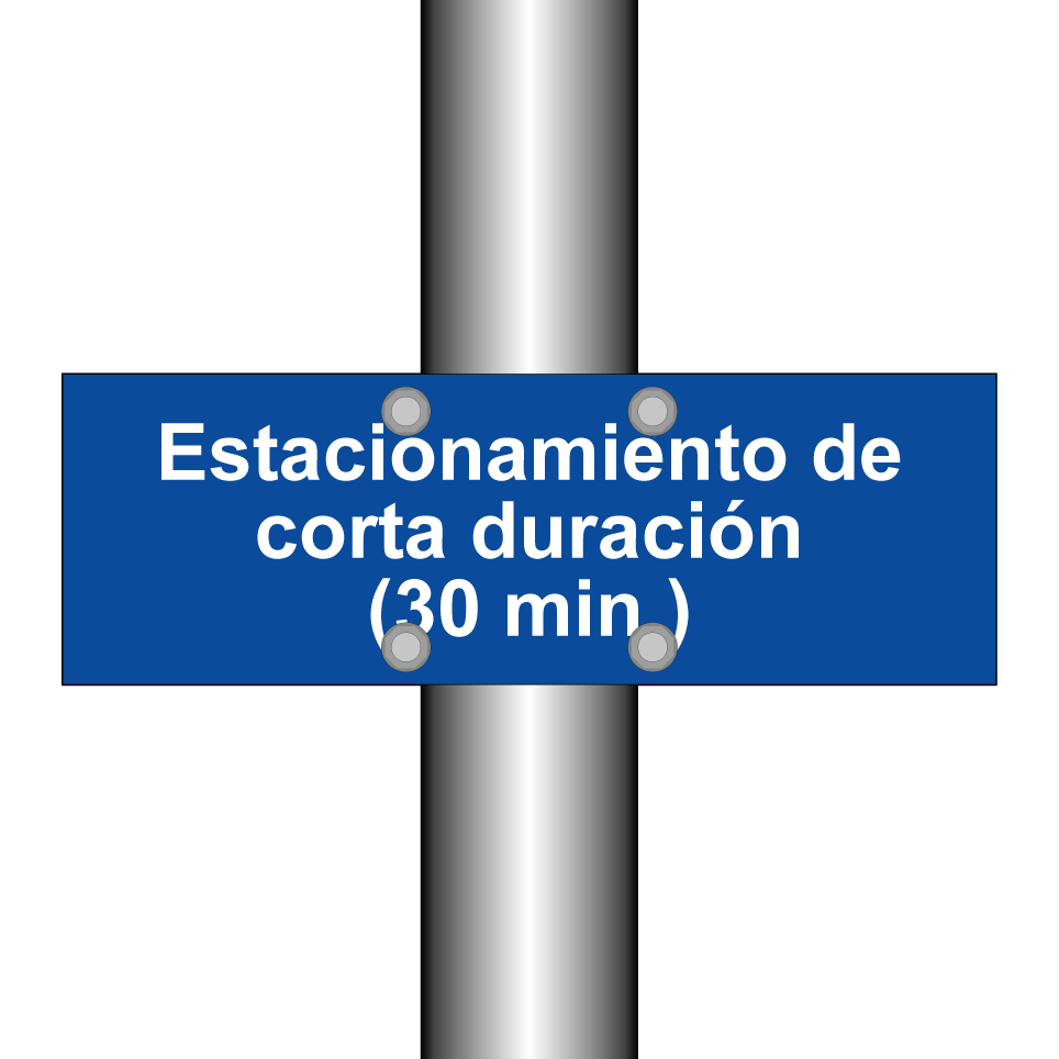 Estacionamiento de corta duración (30 min.)