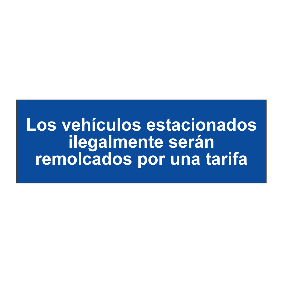 Los vehículos estacionados ilegalmente serán remolcados por una tarifa