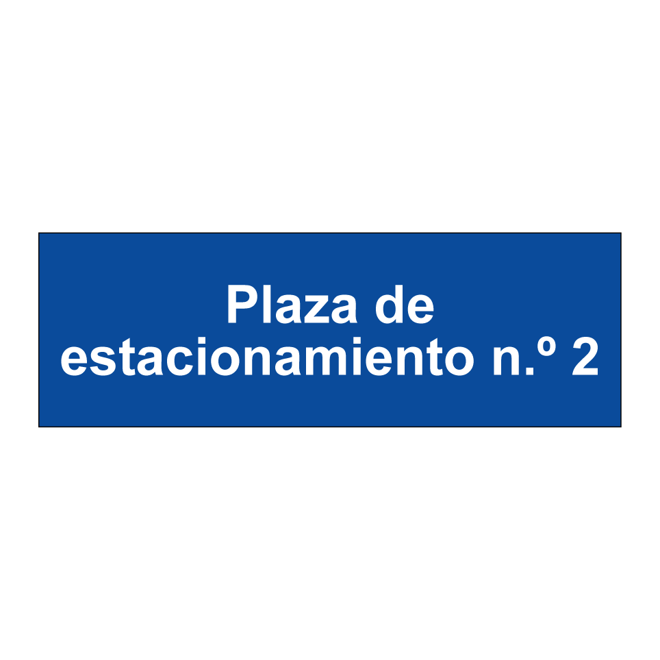 Plaza de estacionamiento n.º 2